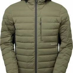 ARTILECT Divide Fusion Stretch Hoodie Men, Olijf/zwart