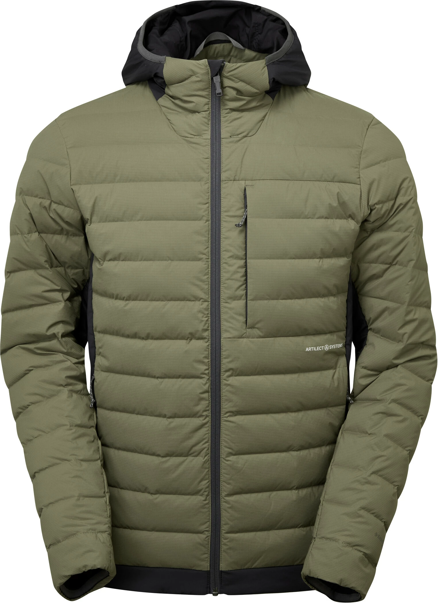 ARTILECT Divide Fusion Stretch Hoodie Men, Olijf/zwart 3 ARTILECT Divide Fusion Stretch Hoodie Men, Olijf/zwart