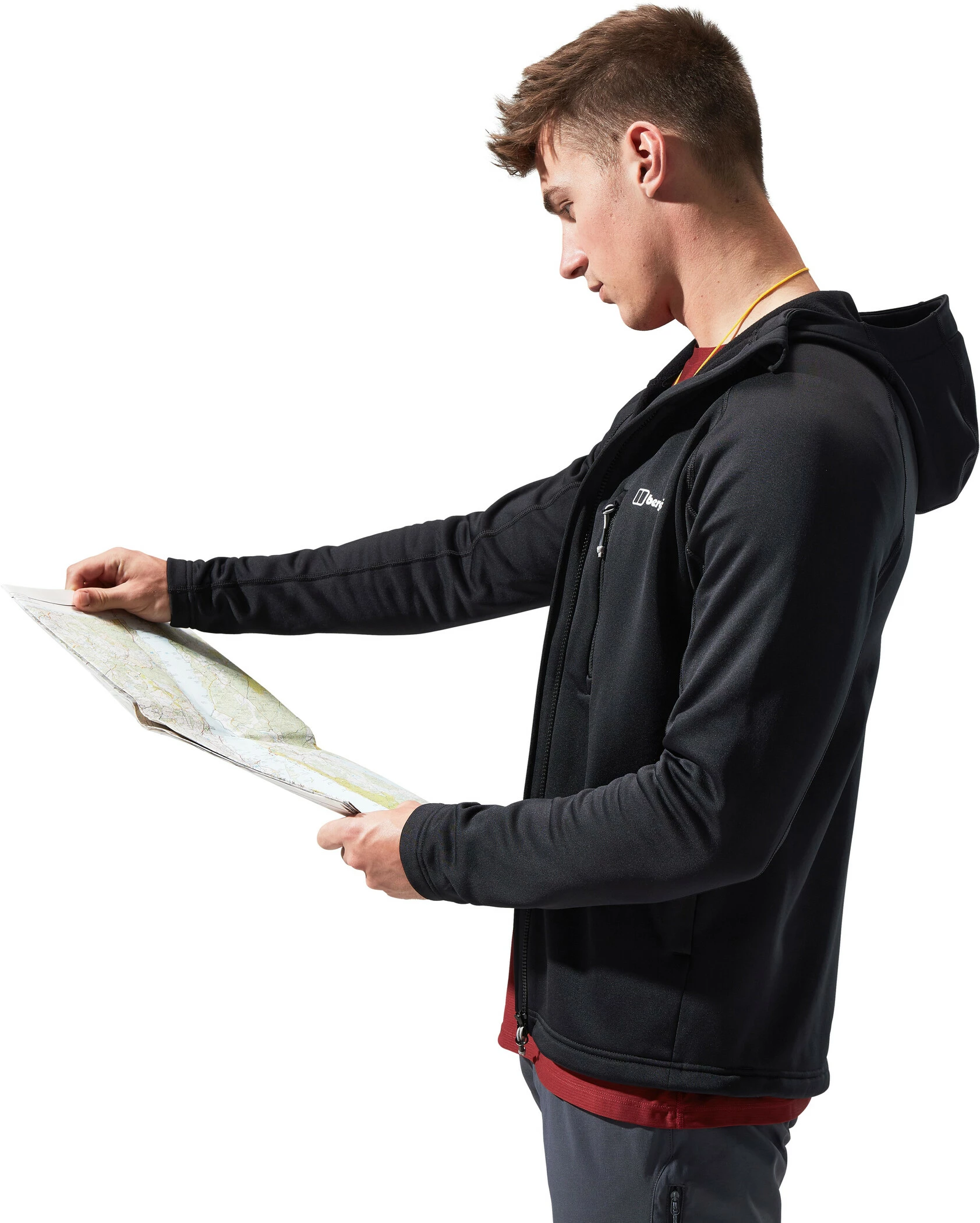 Berghaus Carnot Hooded Jacket Men, Zwart 10 Berghaus Carnot Hooded Jacket Men, Zwart - Afbeelding 8