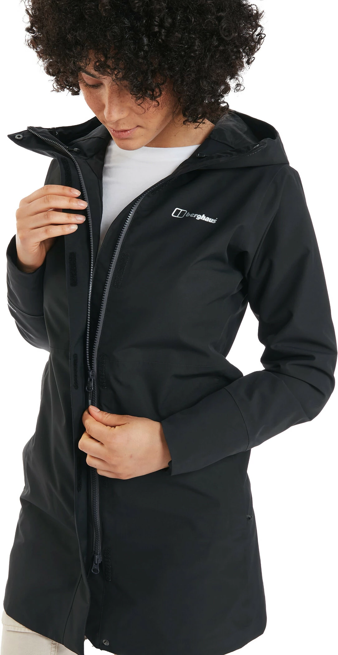 Berghaus Omeara Long Shell Jacket Women, Rood 10 Berghaus Omeara Long Shell Jacket Women, Rood - Afbeelding 8