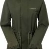 Berghaus Swirlhow Hooded Jacket Women, Olijf