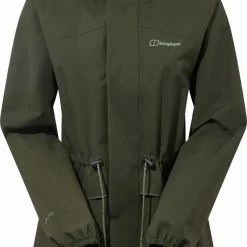 Berghaus Swirlhow Hooded Jacket Women, Olijf