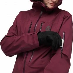 Black Diamond Recon LT Shell Jacket Women, Grijs/groen -ARTILECT winkel black diamond recon lt shell jacket women blackberry 7 1