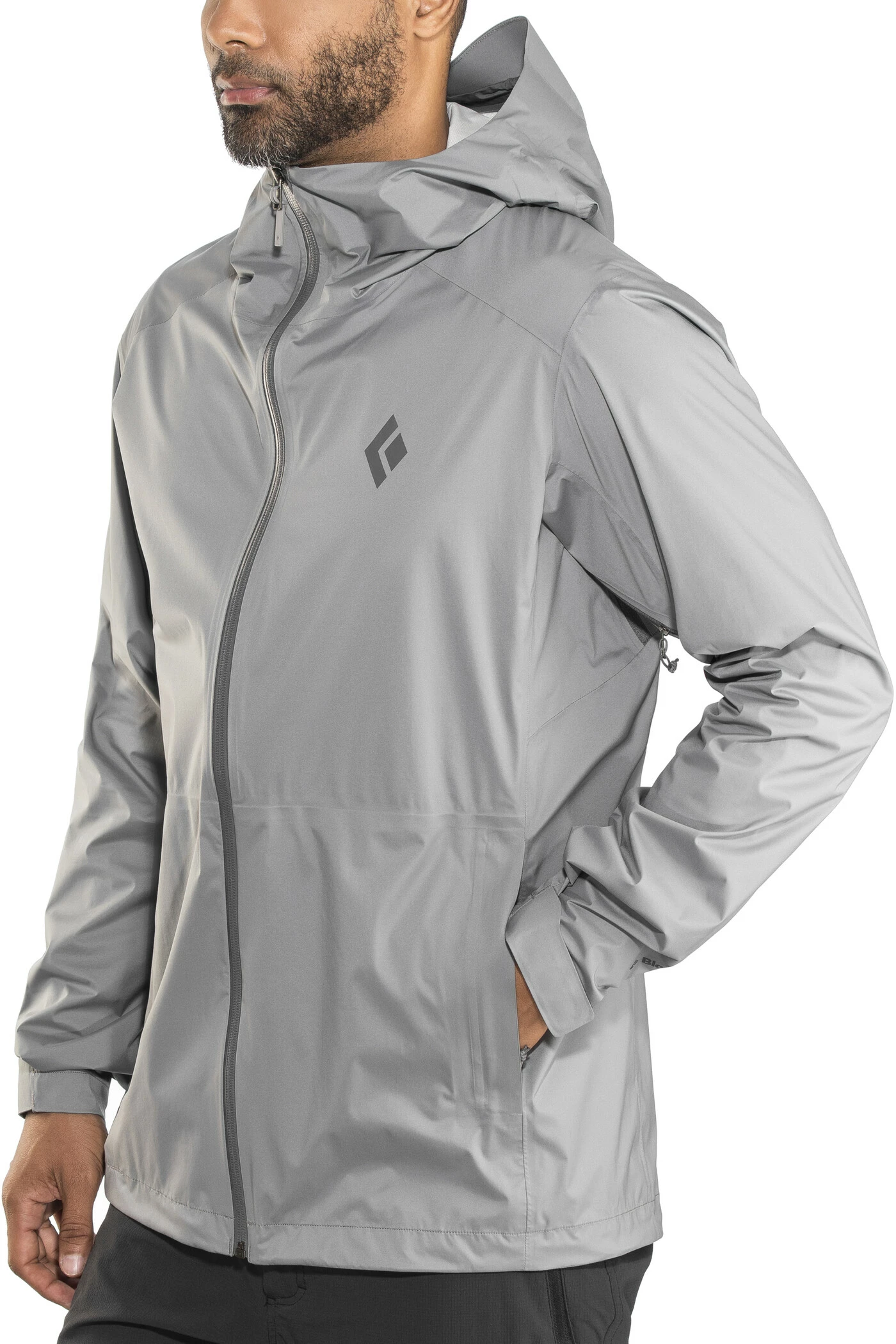 Black Diamond Stormline Stretch Regenjas Heren, Grijs 4 Black Diamond Stormline Stretch Regenjas Heren, Grijs - Afbeelding 2