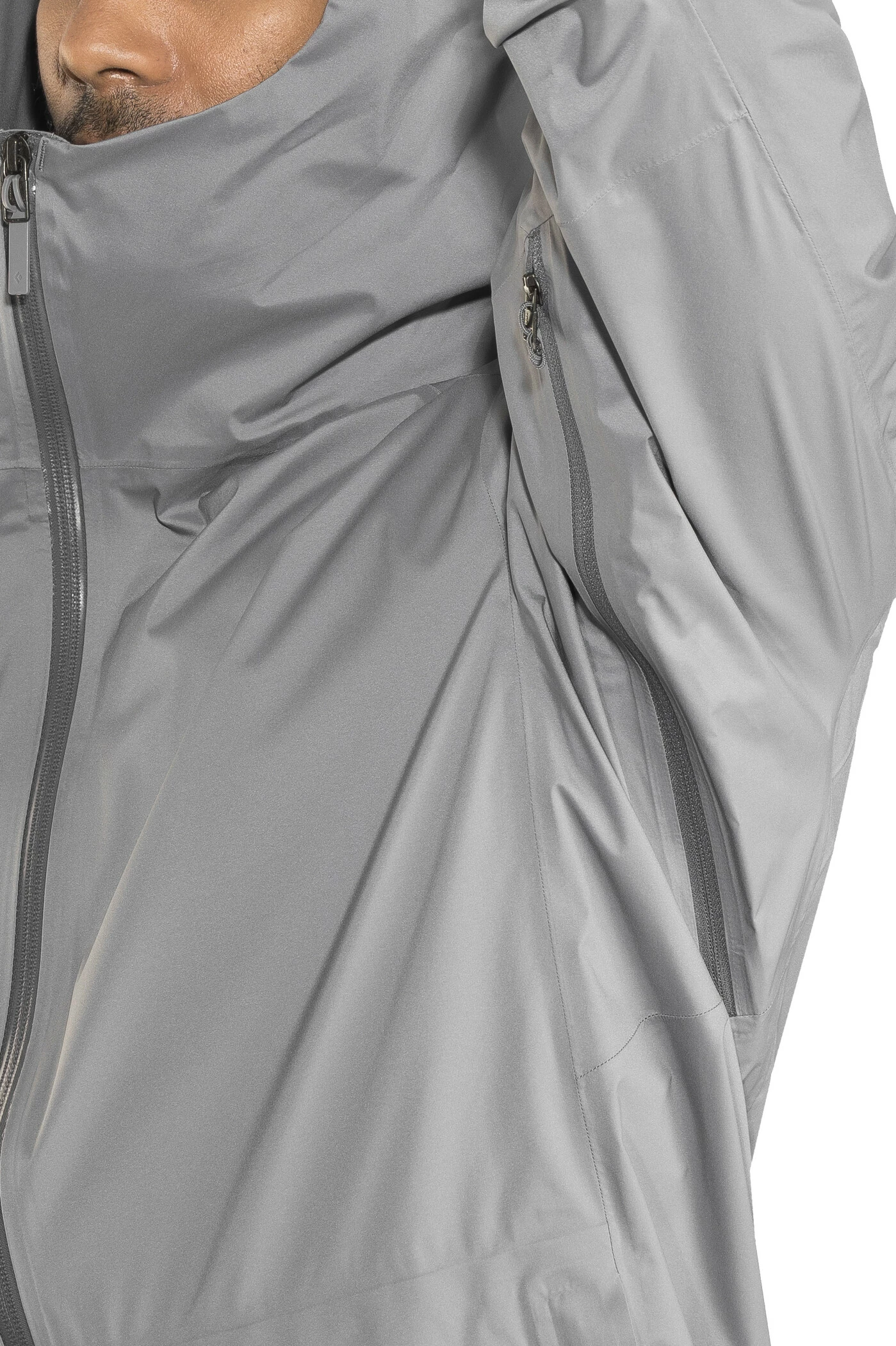 Black Diamond Stormline Stretch Regenjas Heren, Grijs 8 Black Diamond Stormline Stretch Regenjas Heren, Grijs - Afbeelding 6