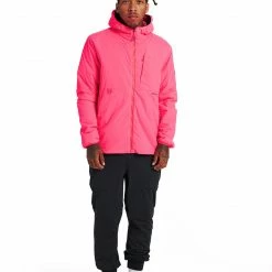 Burton Multipath Hooded Insulated Jacket Men, Roze -ARTILECT winkel burton multipath hooded insulated jacket men potent pink 3