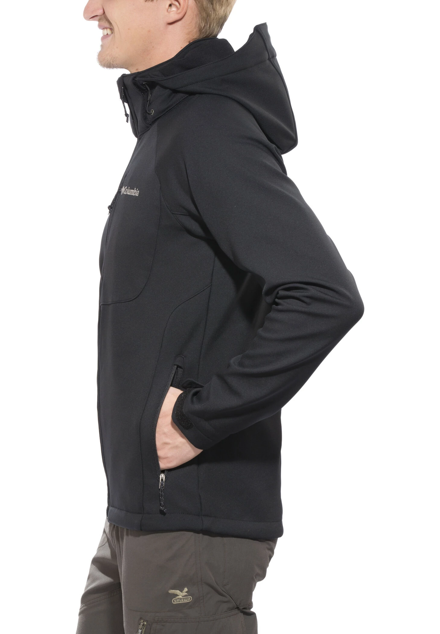 Columbia Cascade Ridge II Softshell Jas Heren, Zwart 5 Columbia Cascade Ridge II Softshell Jas Heren, Zwart - Afbeelding 3