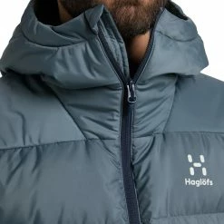 Haglöfs Hagl&ouml;fs Bield Down Hood Men, Blauw -ARTILECT winkel hagloefs bield down hood men steel blue 7