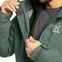 Haglöfs Haglöfs Stuga 3in1 Jacket Men, Bruin -ARTILECT winkel hagloefs stuga 3in1 jacket men fjell green 3