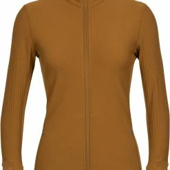 Icebreaker Descender LS Zip Jacket Women, Grijs/zwart