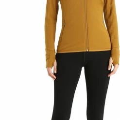 Icebreaker Descender LS Zip Jacket Women, Grijs/zwart -ARTILECT winkel icebreaker descender ls zip jacket women clove 4