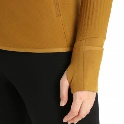 Icebreaker Descender LS Zip Jacket Women, Grijs/zwart -ARTILECT winkel icebreaker descender ls zip jacket women clove 5