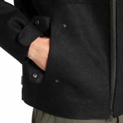 Icebreaker Felted Merino Hooded Jacket Men, Zwart -ARTILECT winkel icebreaker felted merino hooded jacket men black 12