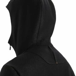 Icebreaker Felted Merino Hooded Jacket Men, Zwart -ARTILECT winkel icebreaker felted merino hooded jacket men black 16