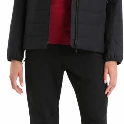 Icebreaker MerinoLoft Jacket Women, Zwart -ARTILECT winkel icebreaker merinoloft jacket women black 4