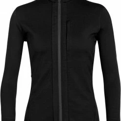 Icebreaker Quantum III LS Zip Jacket Women, Roze