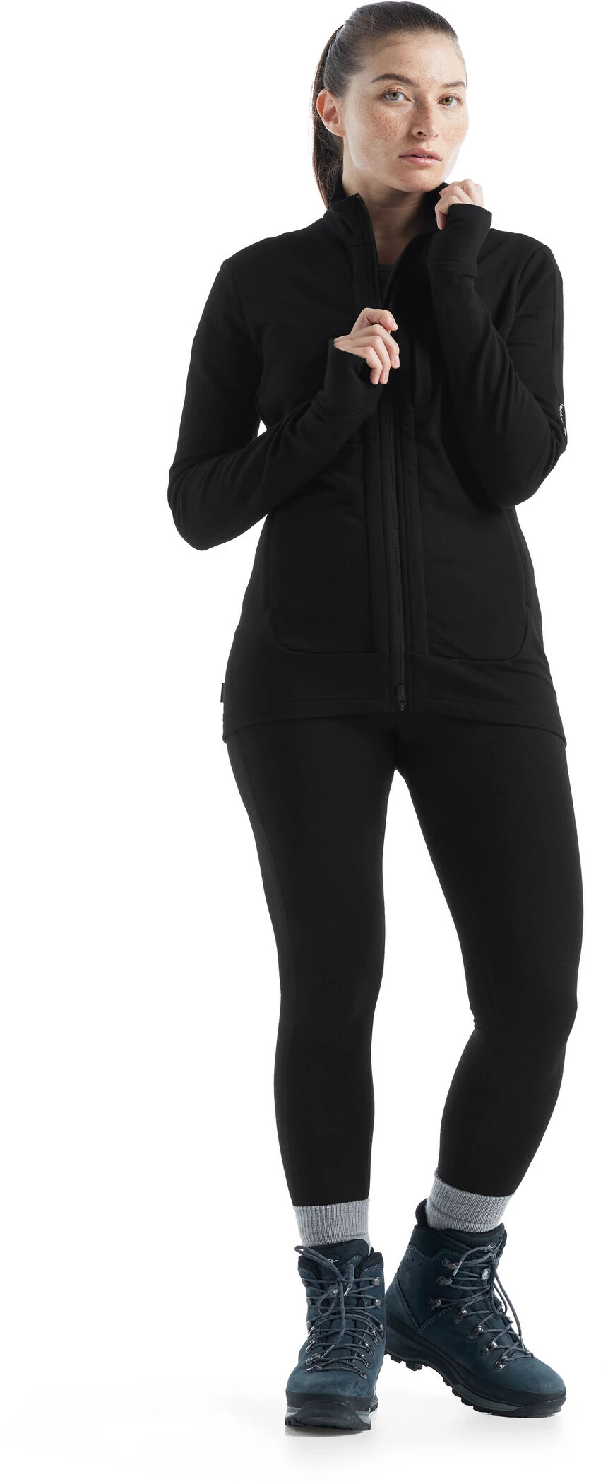 Icebreaker Quantum III LS Zip Jacket Women, Roze 6 Icebreaker Quantum III LS Zip Jacket Women, Roze - Afbeelding 4