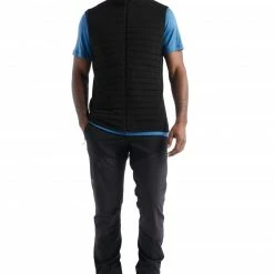 Icebreaker ZoneKnit Insulated Vest Men, Zwart -ARTILECT winkel icebreaker zoneknit insulated vest men black 4