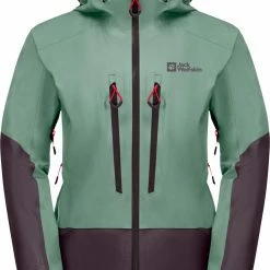Jack Wolfskin Alpspitze 3L Jacket Women, Groen/violet