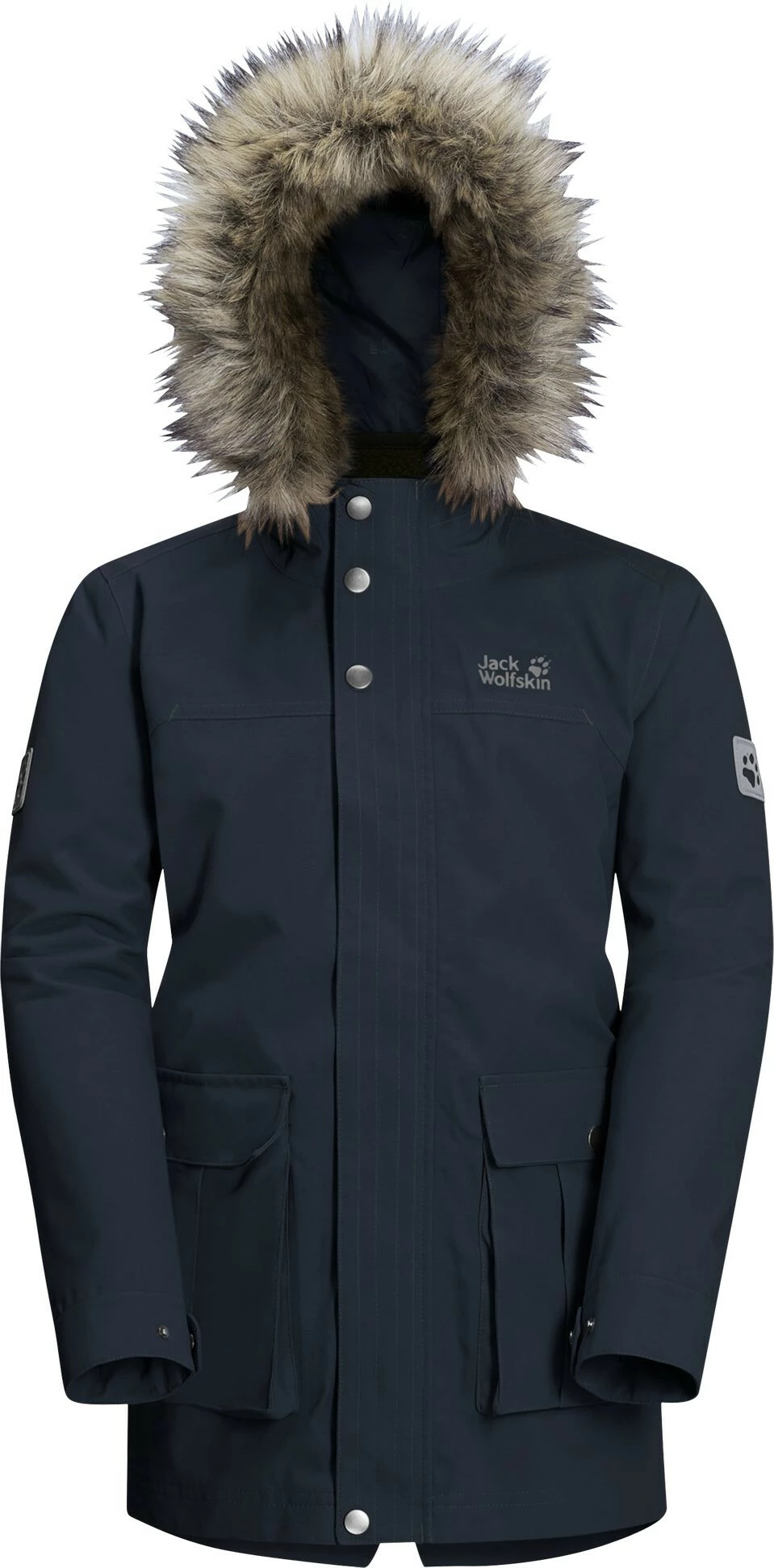 Jack Wolfskin Elk Island 3in1 Parka Boys, Groen 3 Jack Wolfskin Elk Island 3in1 Parka Boys, Groen