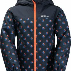 Jack Wolfskin Rainbow Paw Jacket Kids, Blauw