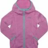 Kamik Dakota Knit Fleece Jacket Girls, Turquoise -ARTILECT winkel kamik dakota knit fleece jacket kids blush rougir 1