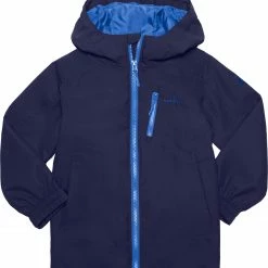 Kamik Flint Rain Jacket Kids, Blauw