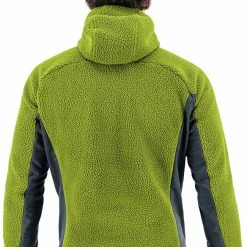 Karpos 80's Fleece Hoodie Men, Groen -ARTILECT winkel karpos 80s fleece hoodie men lime green dark slate 4