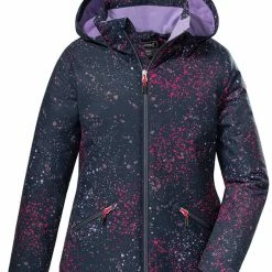 Killtec KOW 197 Jacket Girls, Blauw/roze