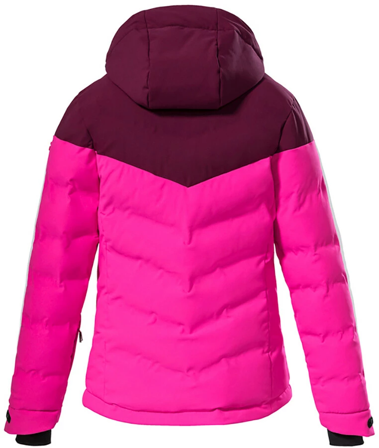 Killtec KSW 157 Quilted Ski Jacket Girls, Turquoise/petrol 4 Killtec KSW 157 Quilted Ski Jacket Girls, Turquoise/petrol - Afbeelding 2