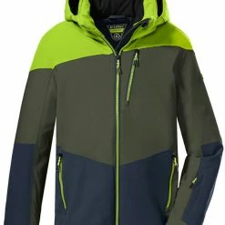 Killtec KSW 161 Ski Jacket Boys, Grijs/zwart