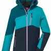 Killtec KSW 166 Ski Jacket Girls, Roze/zwart -ARTILECT winkel killtec ksw 166 ski jacket girls dark turquoise 1 1