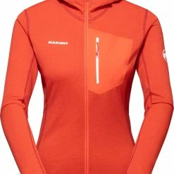Mammut Aenergy Light Midlayer Hooded Jacket Women, Wit