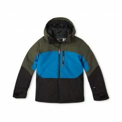 O'Neill O'Neill Carbonite Jacket Boys, Groen/zwart