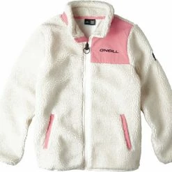 O'Neill O'Neill Hybrid Full Zip Fleece Girls, Wit/roze