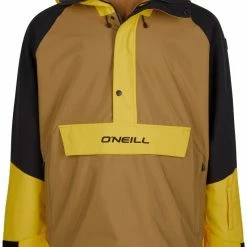 O'Neill O'Neill Original Anorak Jacket Men, Bruin/geel