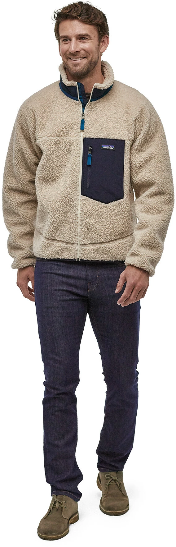 Patagonia Classic Retro-X Jas Heren, Beige 5 Patagonia Classic Retro-X Jas Heren, Beige - Afbeelding 3