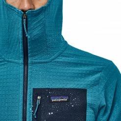 Patagonia R2 TechFace Capuchon Jas Heren, Olijf -ARTILECT winkel patagonia r2 techface hoody herren balkan blue 5