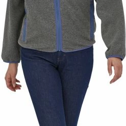Patagonia Synchilla Jacket Women, Wit/bruin -ARTILECT winkel patagonia synchilla jacket women grey nkl 4 1