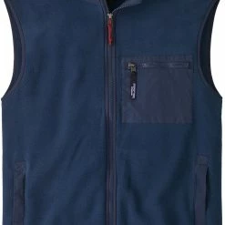 Patagonia Synchilla Vest Men, Beige/blauw