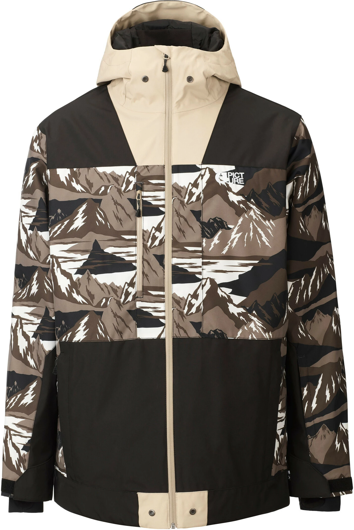 Picture Lodjer Jacket Men, Zwart/wit 3 Picture Lodjer Jacket Men, Zwart/wit