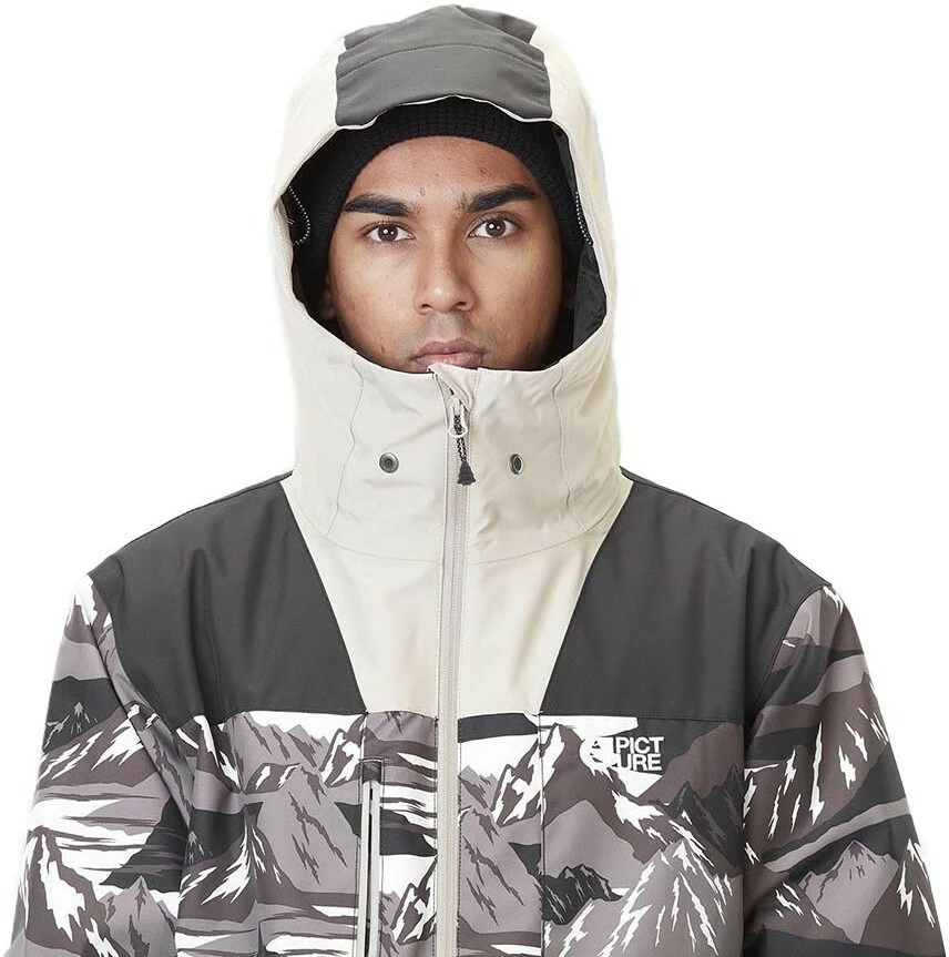 Picture Lodjer Jacket Men, Zwart/wit 12 Picture Lodjer Jacket Men, Zwart/wit - Afbeelding 10