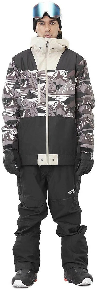 Picture Lodjer Jacket Men, Zwart/wit 5 Picture Lodjer Jacket Men, Zwart/wit - Afbeelding 3