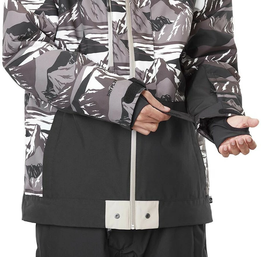 Picture Lodjer Jacket Men, Zwart/wit 8 Picture Lodjer Jacket Men, Zwart/wit - Afbeelding 6