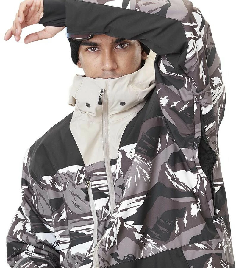 Picture Lodjer Jacket Men, Zwart/wit 9 Picture Lodjer Jacket Men, Zwart/wit - Afbeelding 7