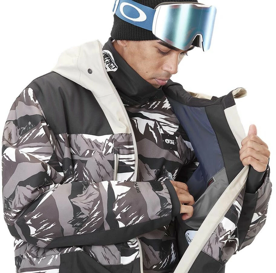 Picture Lodjer Jacket Men, Zwart/wit 10 Picture Lodjer Jacket Men, Zwart/wit - Afbeelding 8