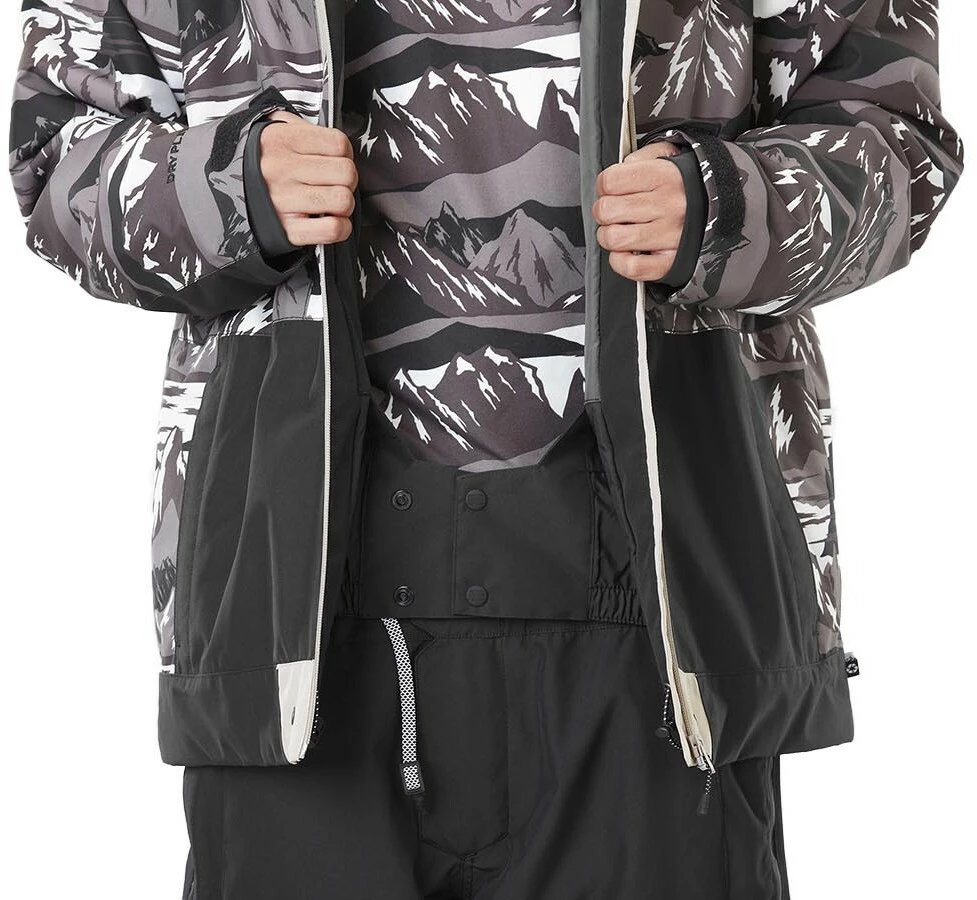 Picture Lodjer Jacket Men, Zwart/wit 11 Picture Lodjer Jacket Men, Zwart/wit - Afbeelding 9