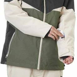 Picture Styler Jacket Men, Zwart/olijf -ARTILECT winkel picture styler jacket men black lychen green 4