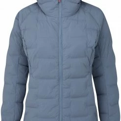 Rab Cubit Stretch Down Hoody Women, Blauw