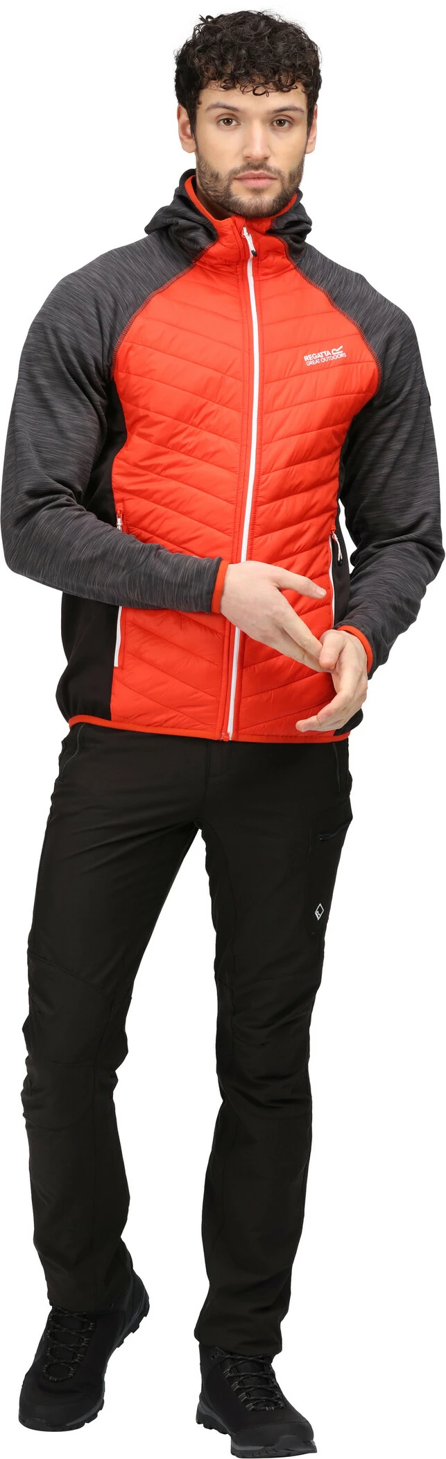 Regatta Andreson VI Hybrid Jacket Men, Zwart 8 Regatta Andreson VI Hybrid Jacket Men, Zwart - Afbeelding 7